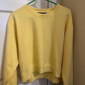 zara cropped crew neck